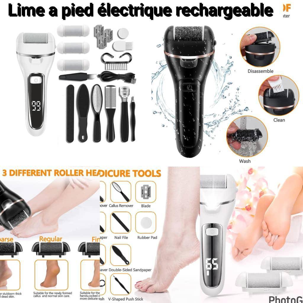 Lime à pieds électrique rechargeable 