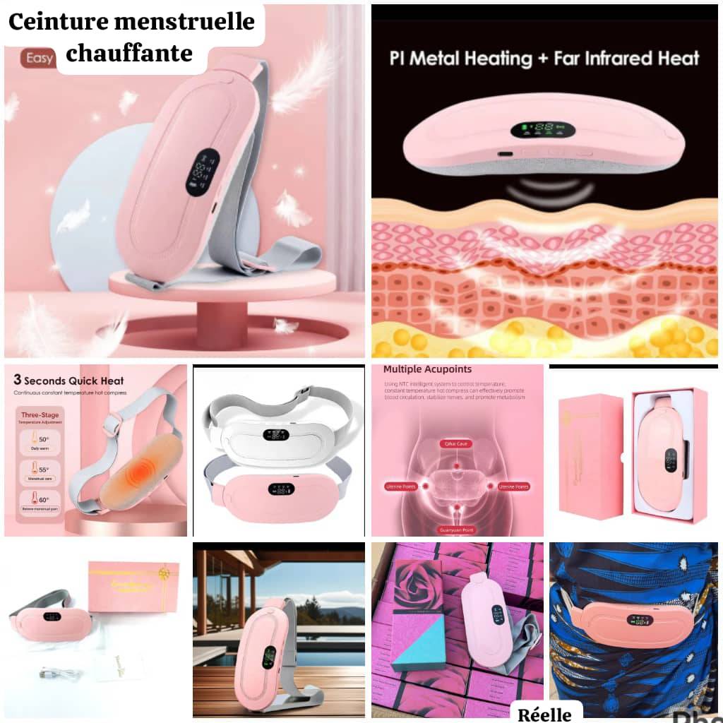 Ceinture menstruelle chauffante 