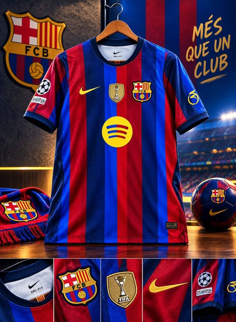 Maillot authentique Barça 