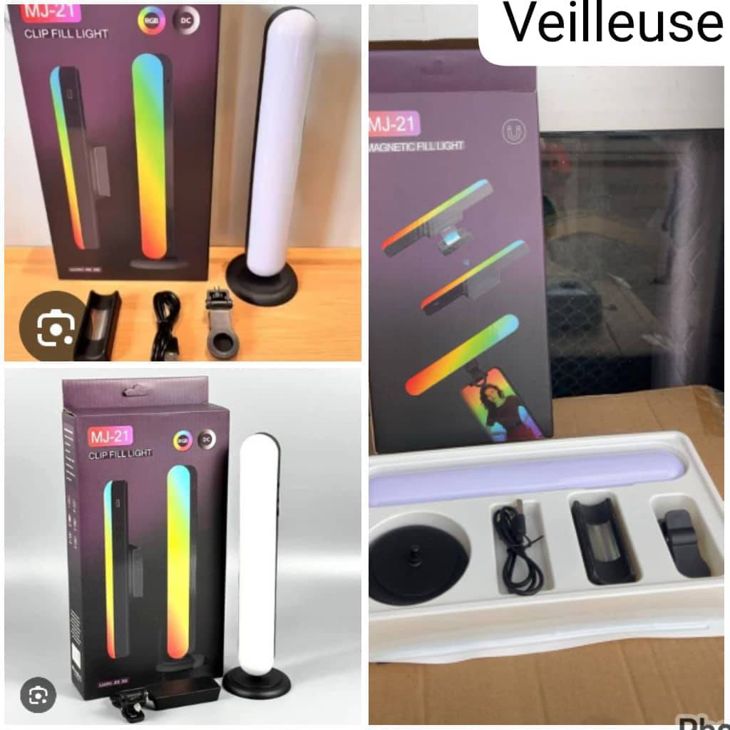 Veilleuse multicolore 