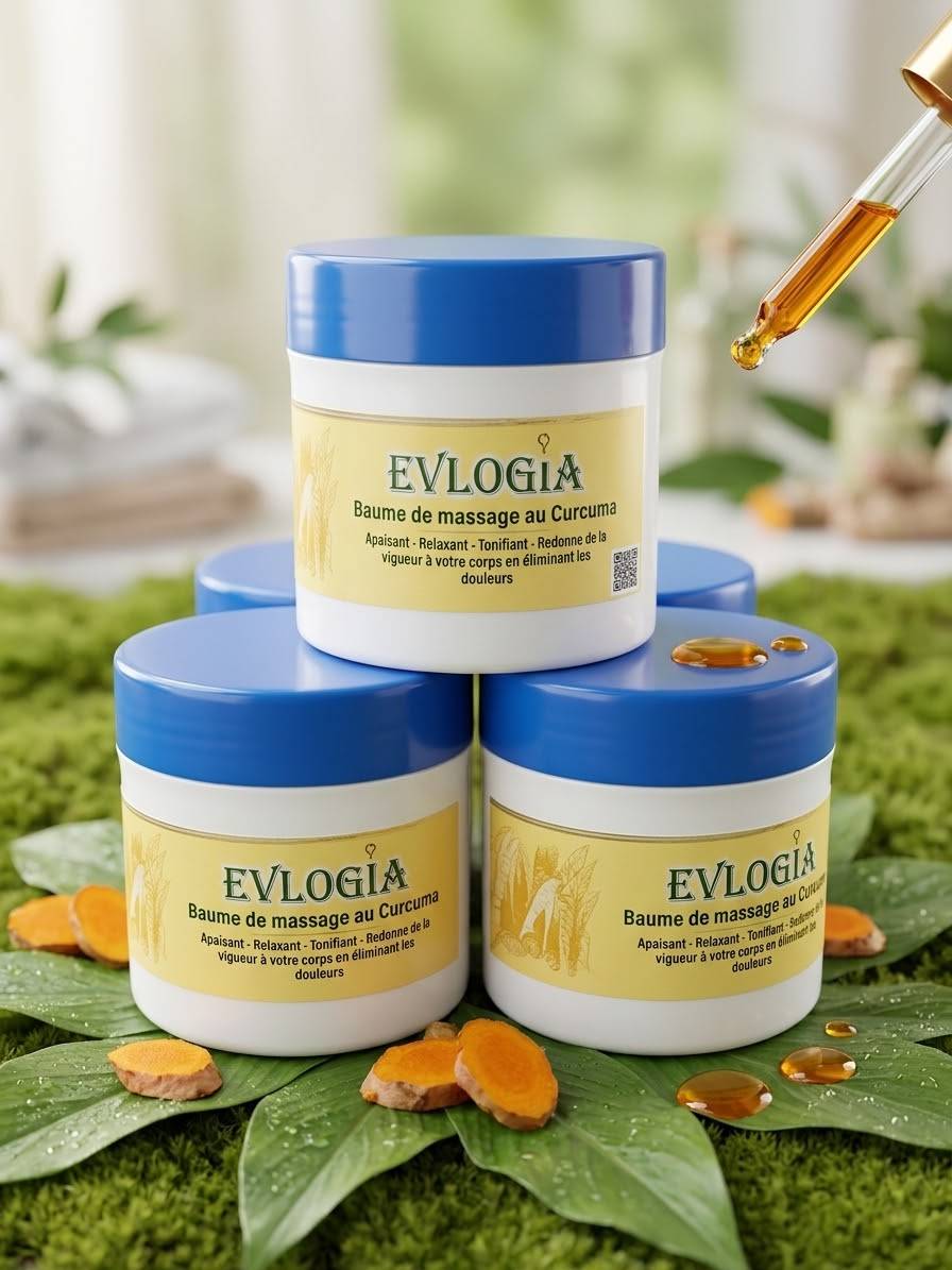 Baume de massage au curcuma 
