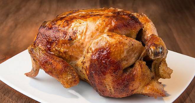 Poulet bicyclette fumée (10 convives)