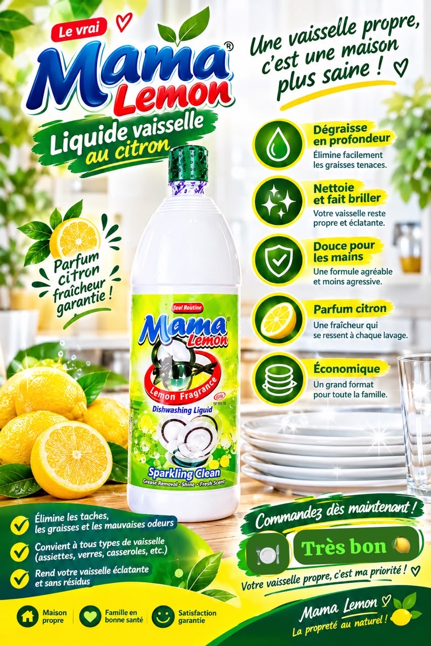 Savon liquide / MAMA Lemon