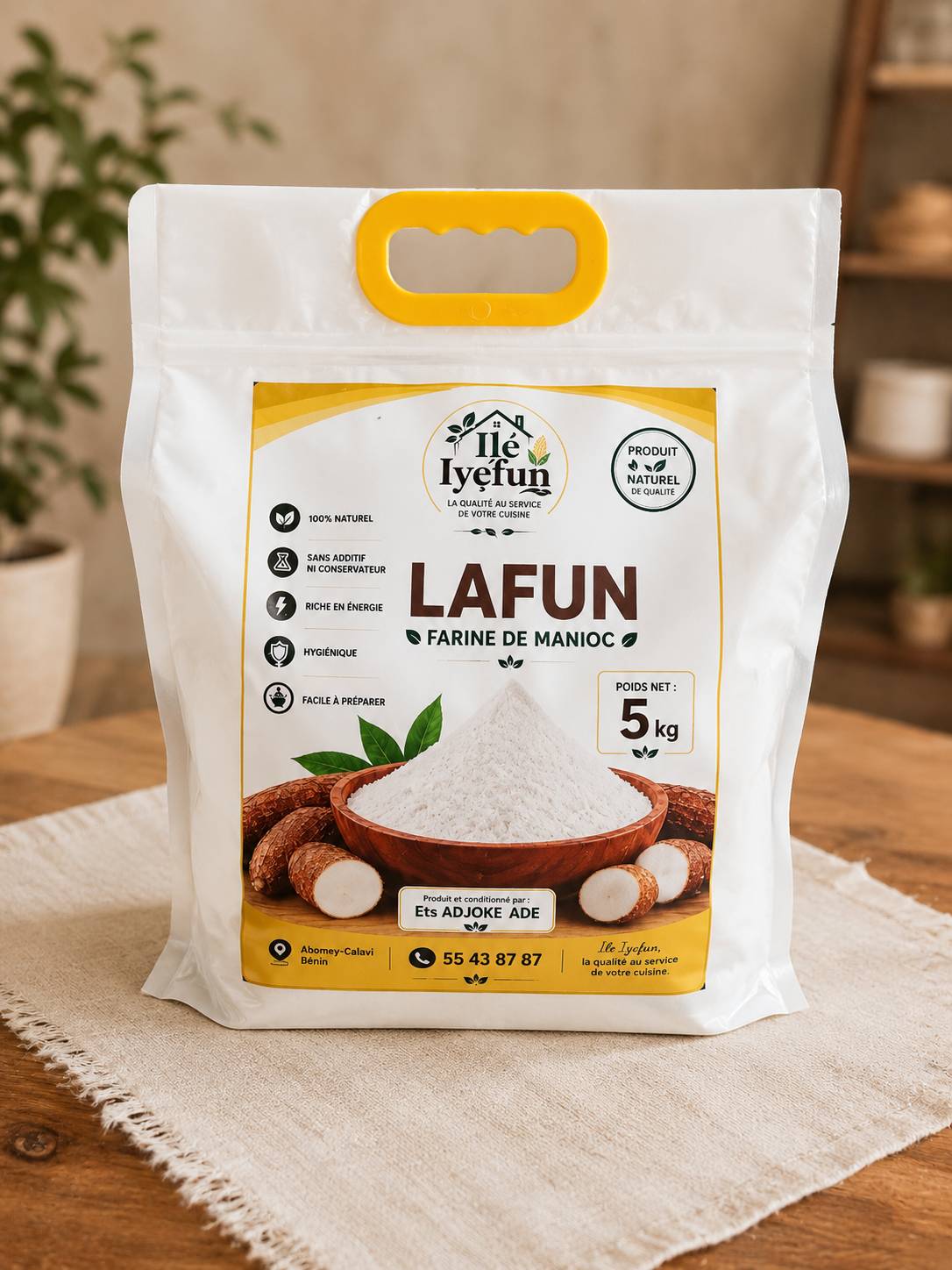 Lafun (farine de manioc)