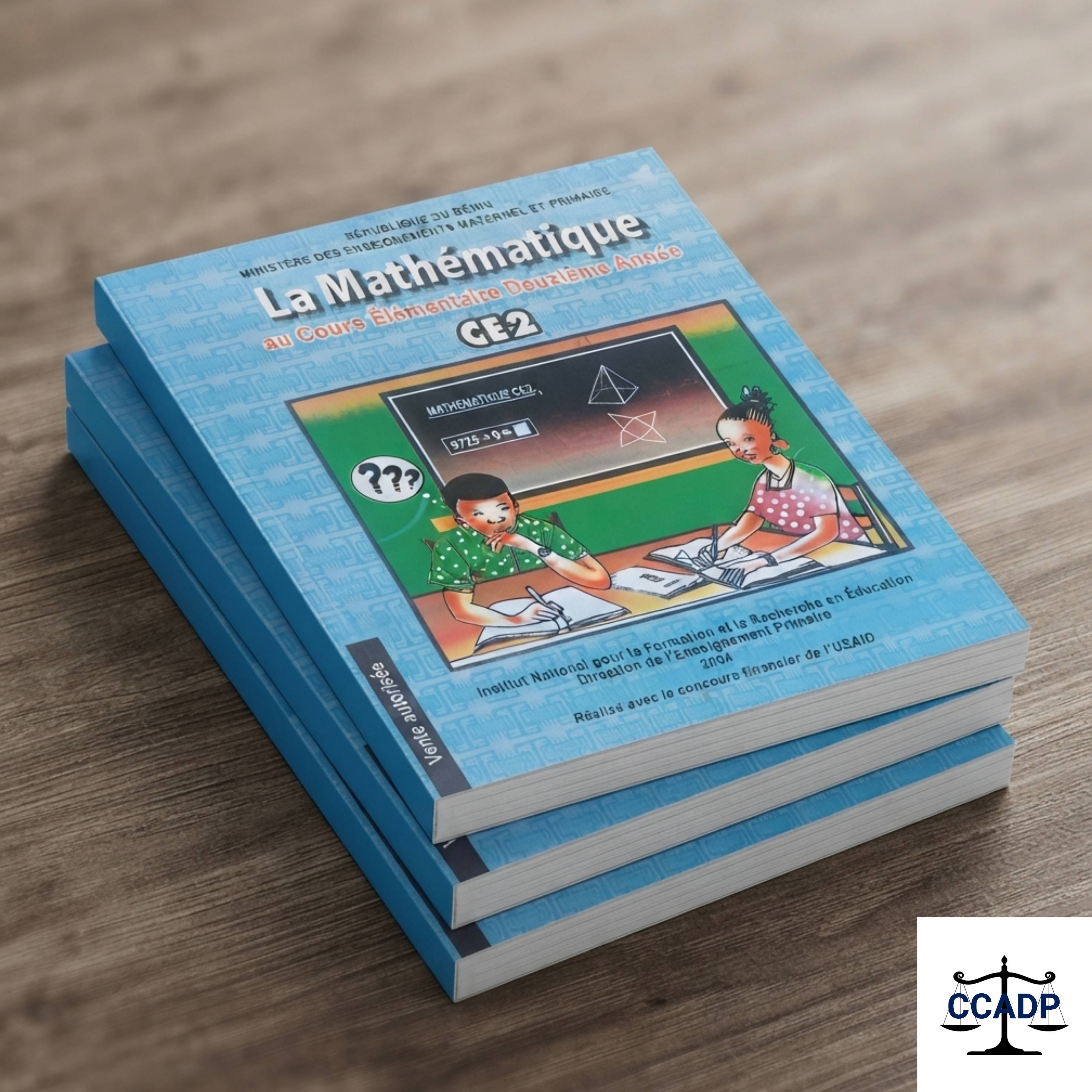 Livre de Mathématiques CE2 - Cours Élémentaire Deuxième Année (Bénin)