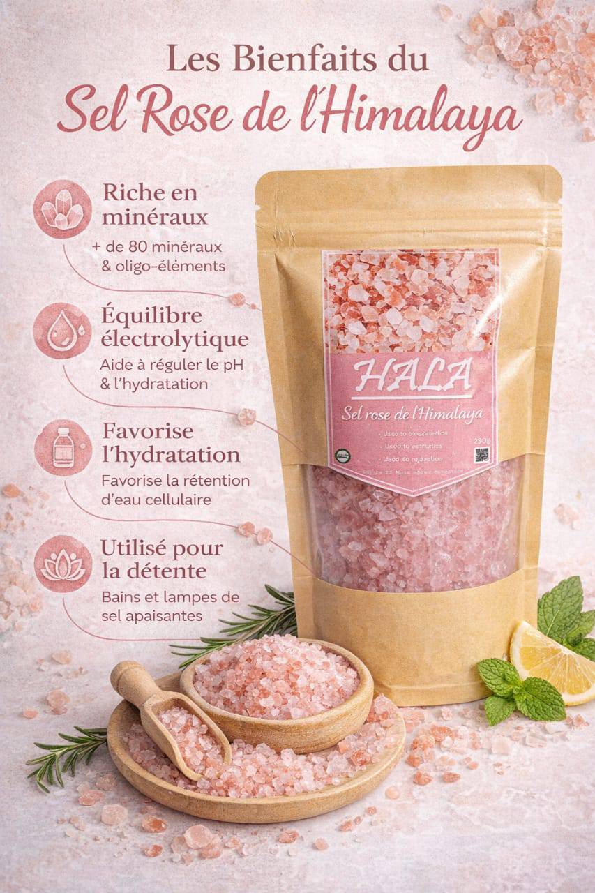 Sel Rose de l'himalaya