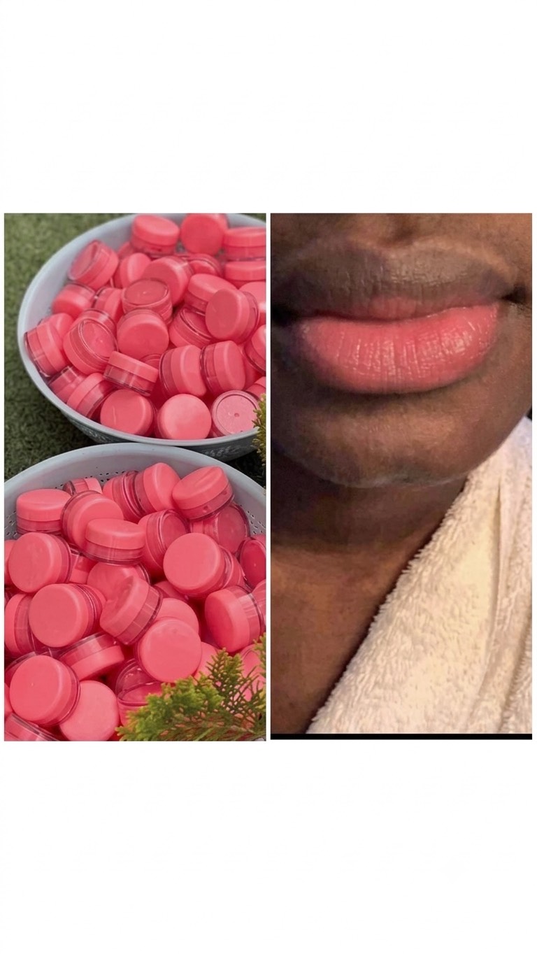 Baume à lèvres roses ( homme et femme)