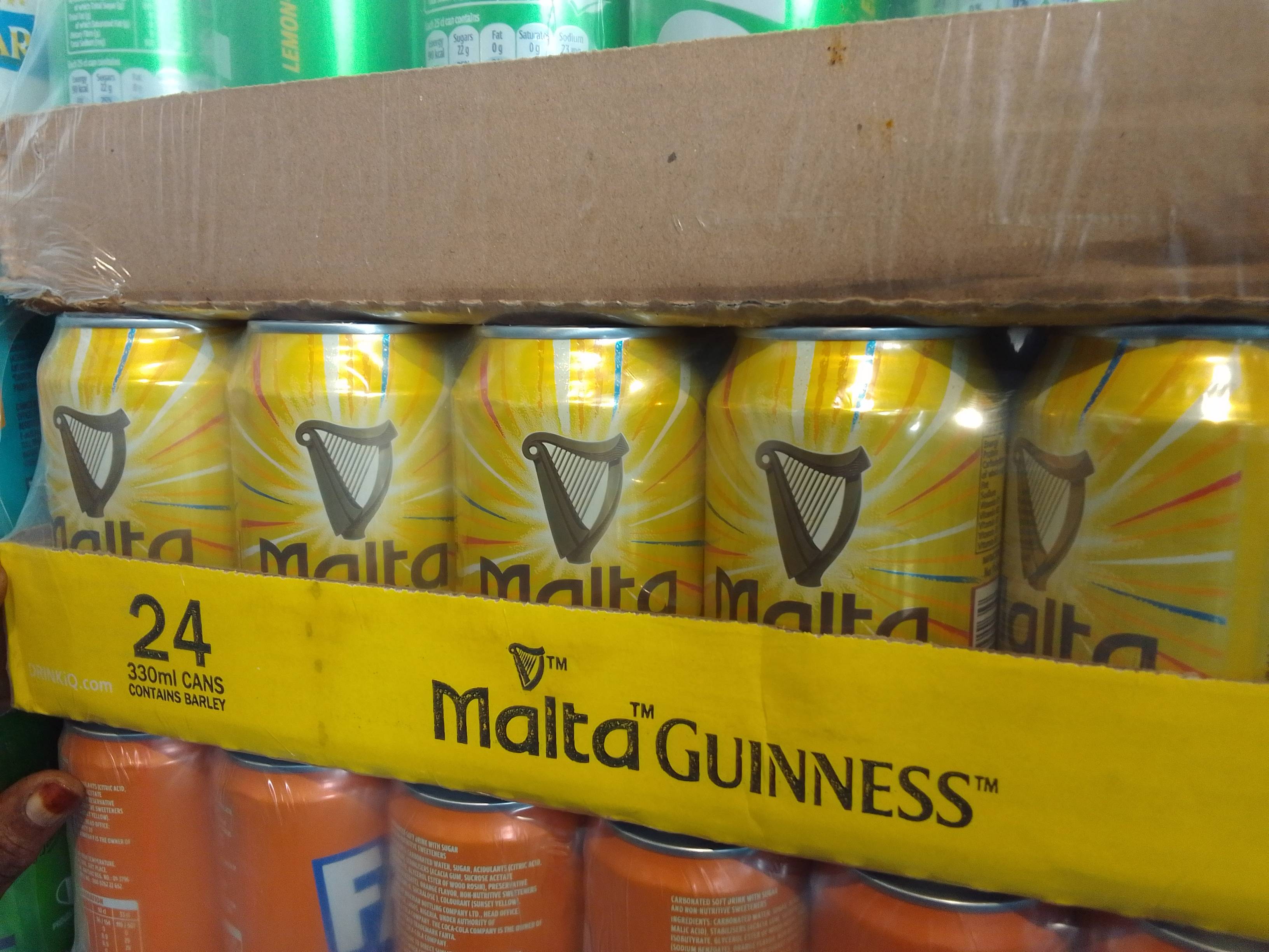Malta Guinness en canette 