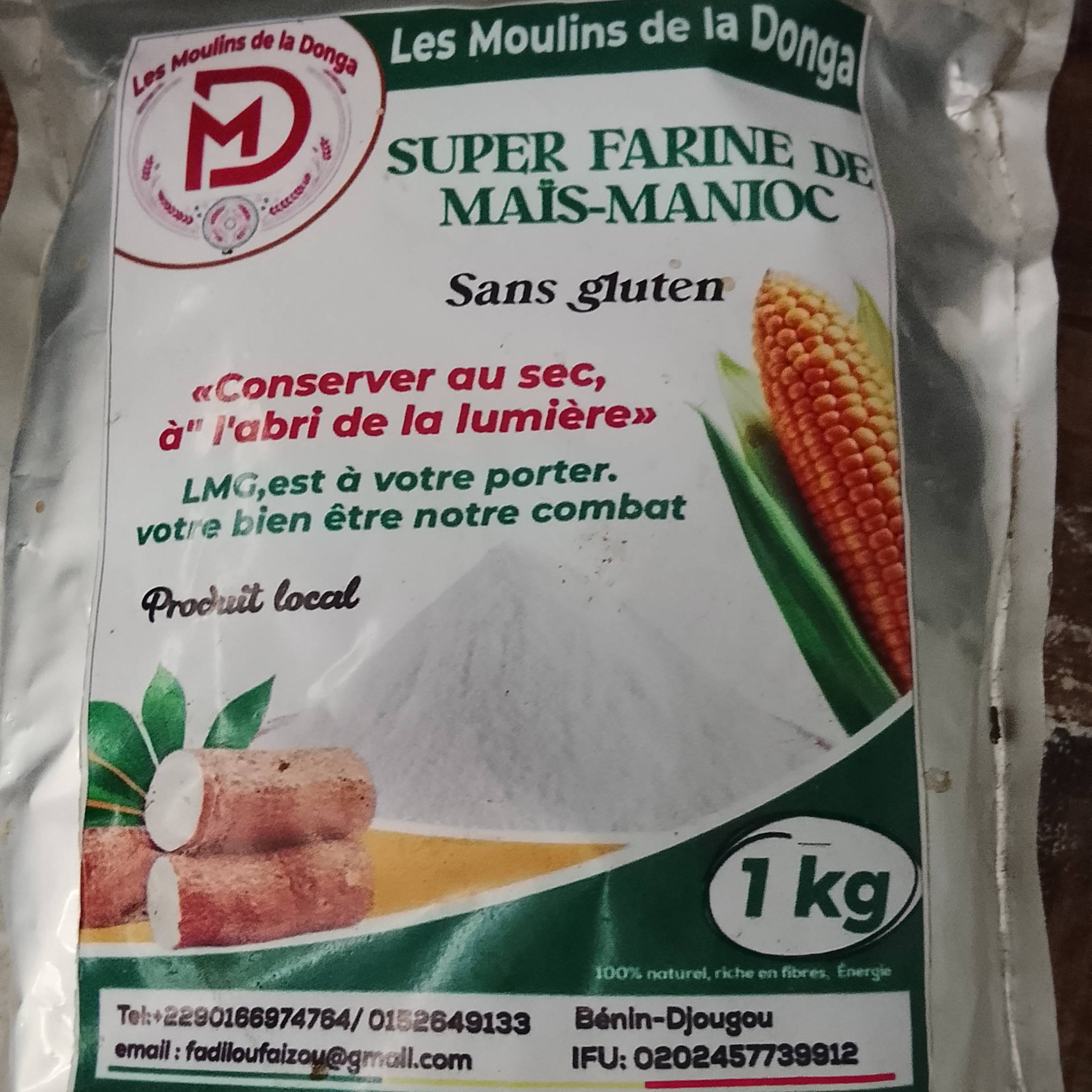 Super Farine de  maïs manioc 