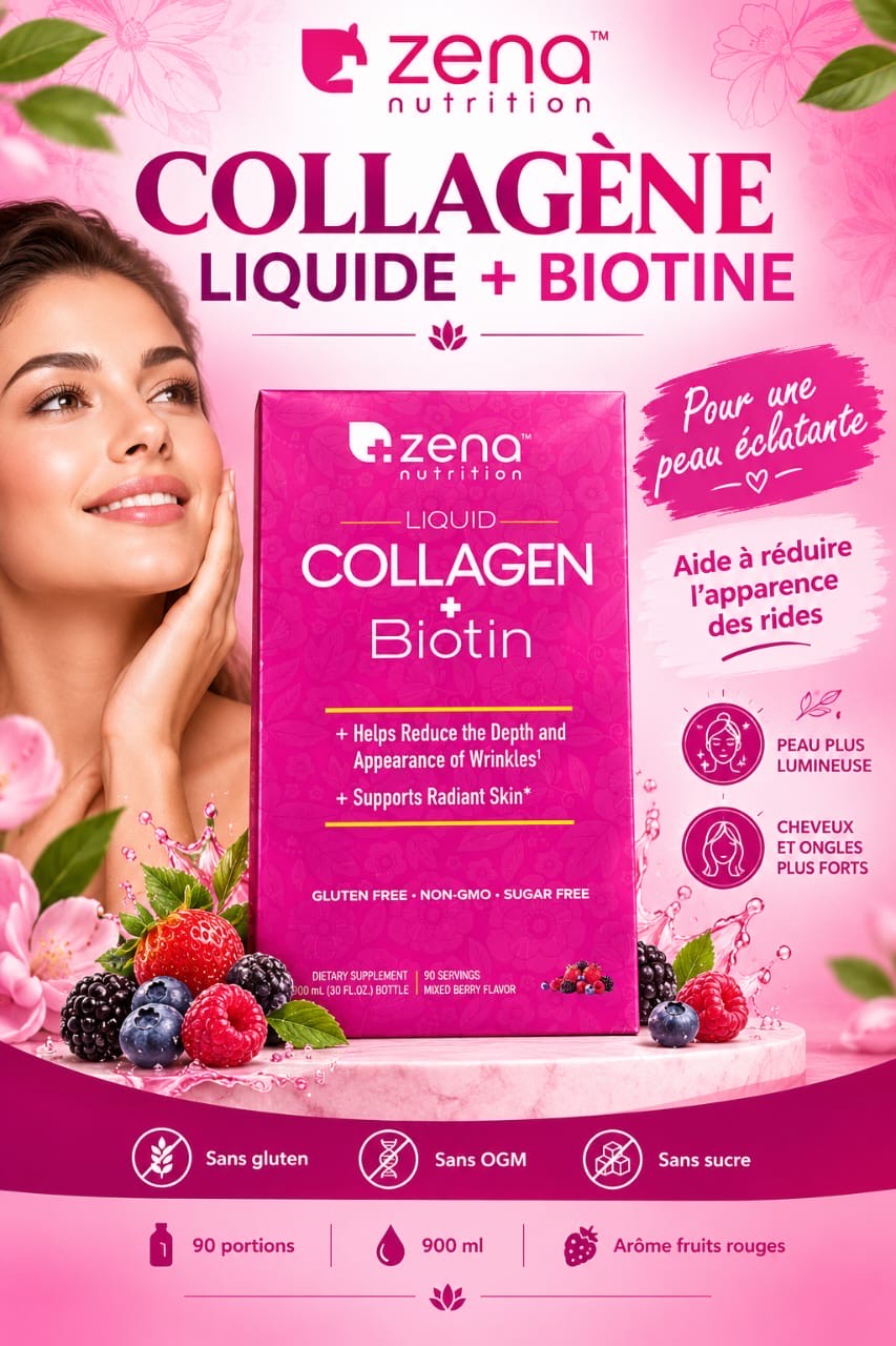 +zena nutrition - LIQUID COLLAGEN Biotin