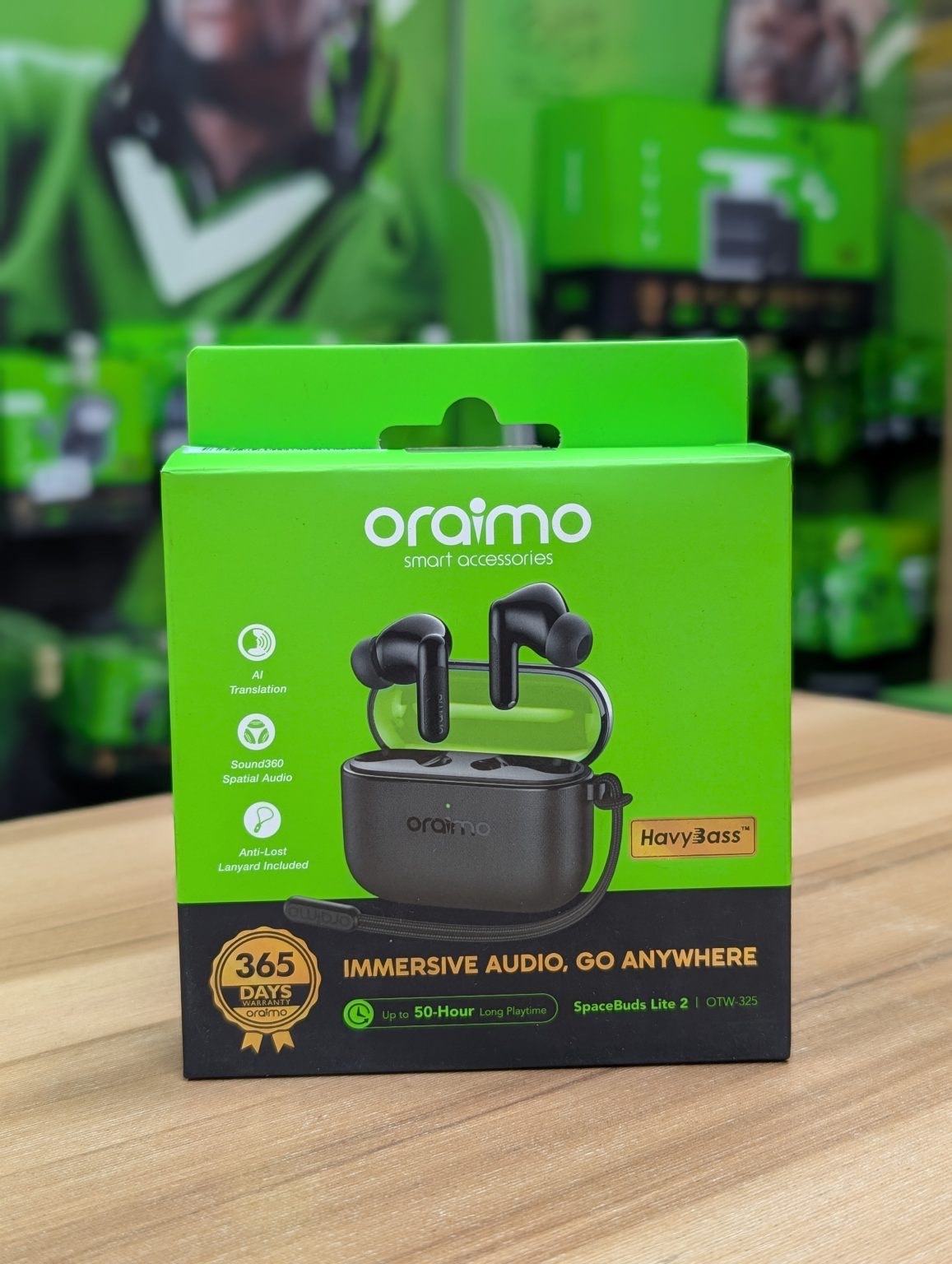 Écouteurs Bluetooth Oraimo spacebuds lite 2